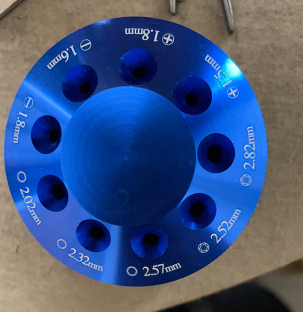 氧化產品鐳射打標